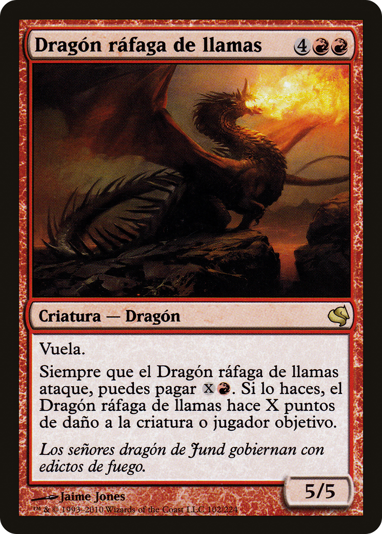 Image of Flameblast Dragon (Spanish) - 