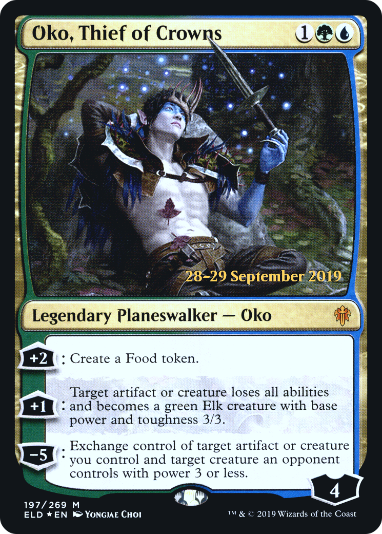 Image of Oko, Thief of Crowns (PRE-197) - Throne of Eldraine Promos Foil