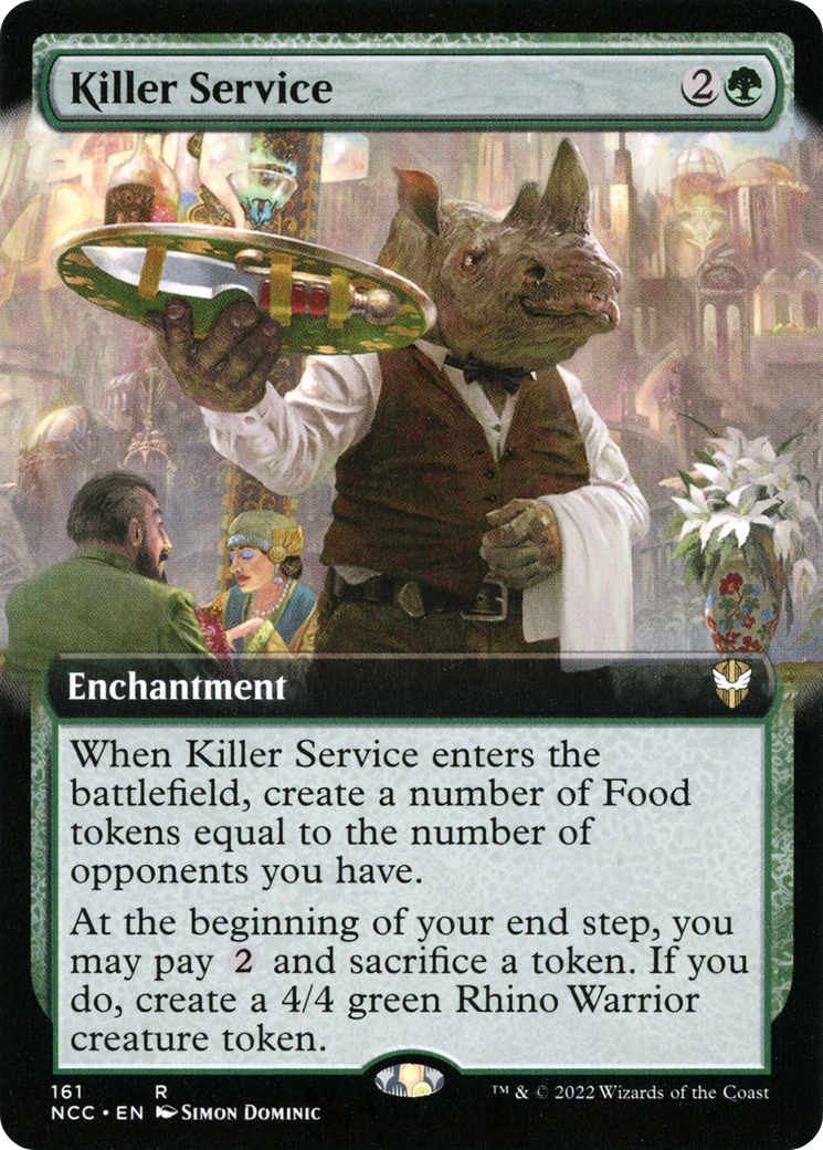 Image of Killer Service (Extended Art) (NCC-161) - New Capenna Commander: (Extended Art)