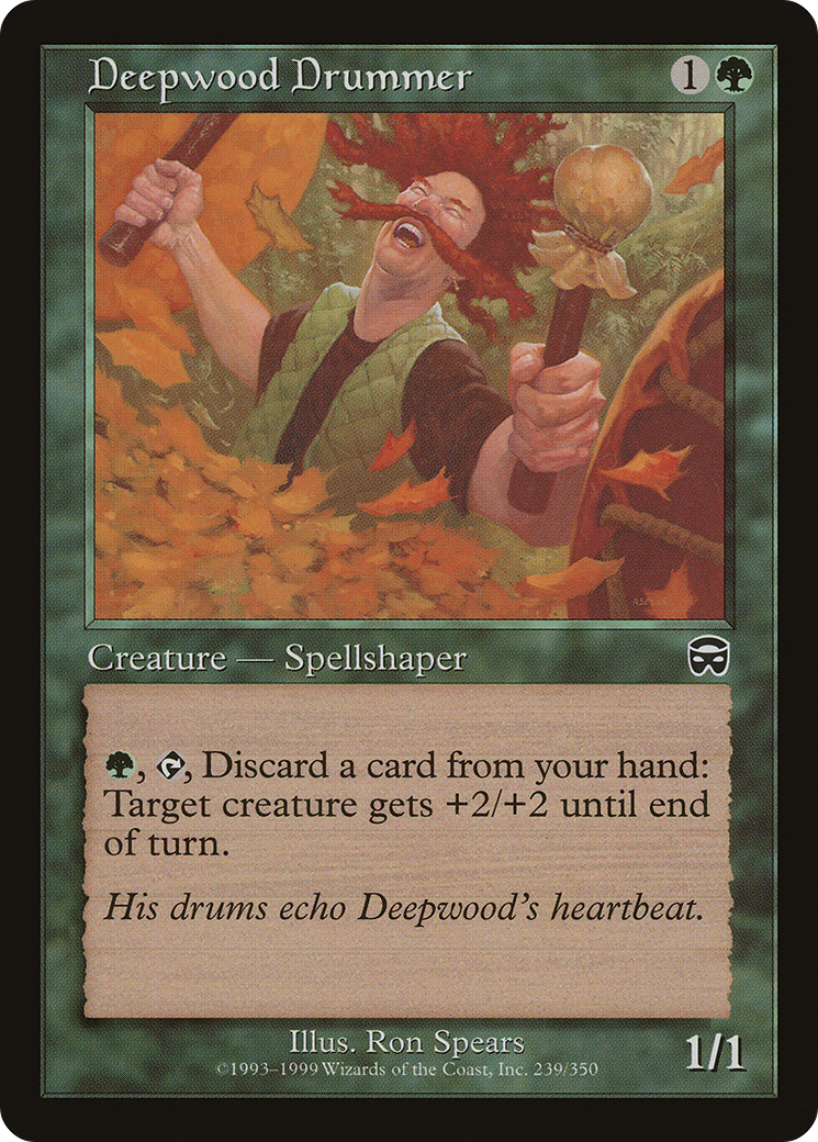 Image of Deepwood Drummer (MMQ-239) - Mercadian Masques