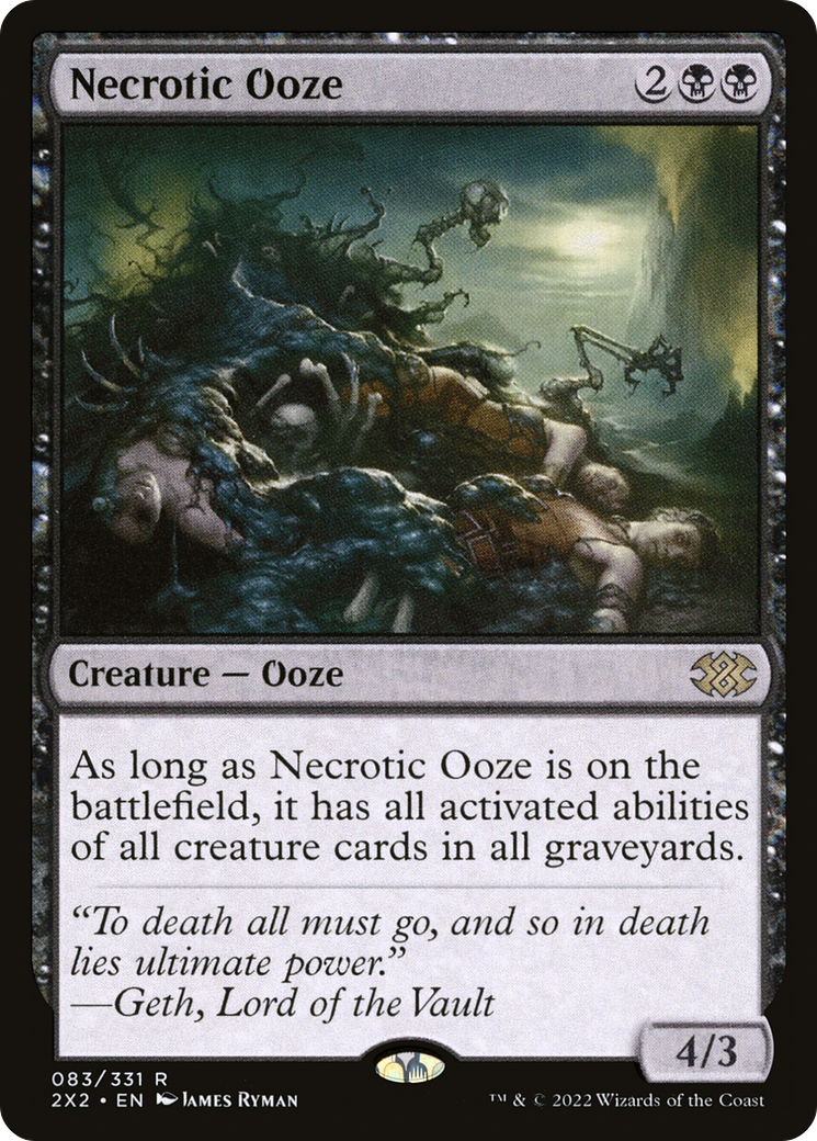 Image of Necrotic Ooze (2X2-083) - Double Masters 2022