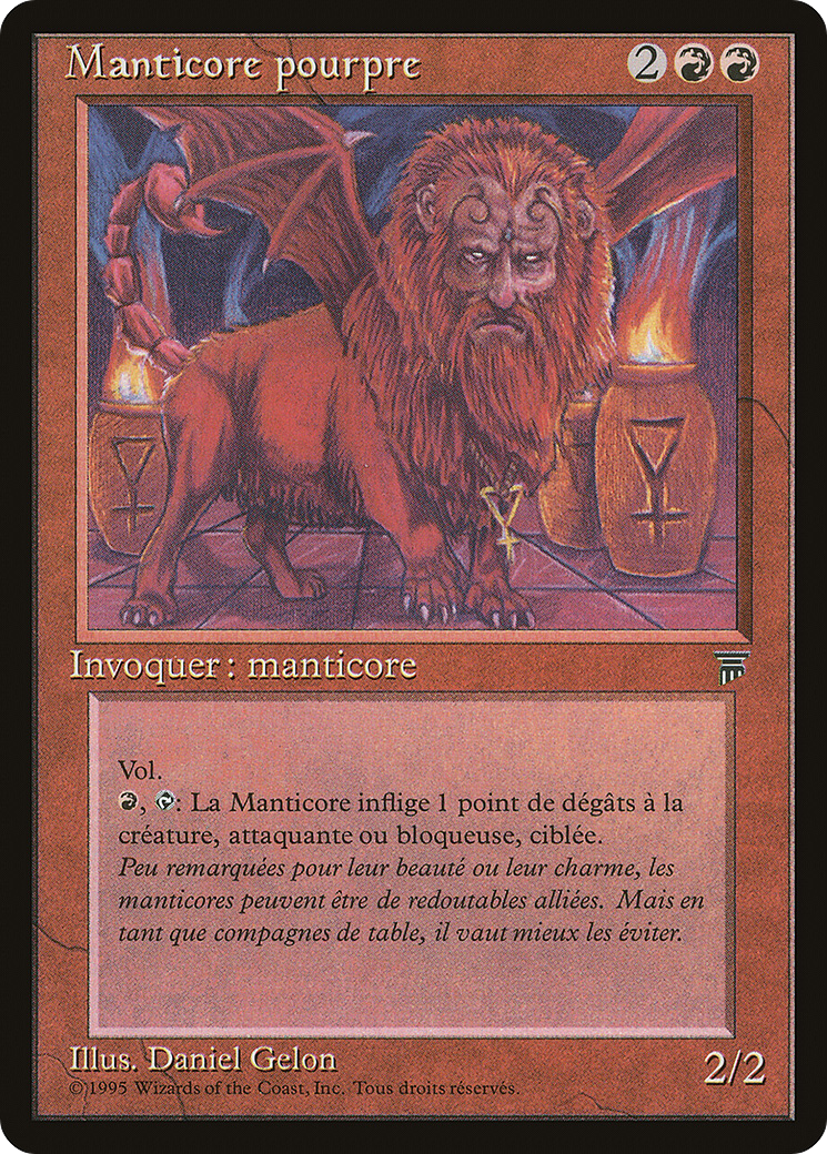 Image of Crimson Manticore (French) - 