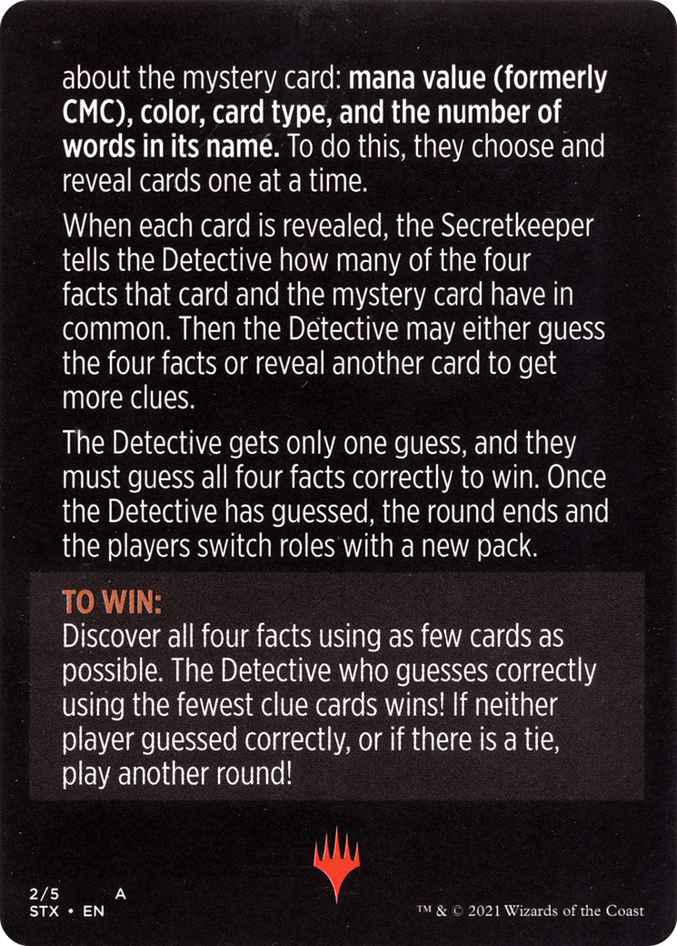 Image of Booster Sleuth // Booster Sleuth (cont'd) (MSTX-002) - Strixhaven: School of Mages Minigames