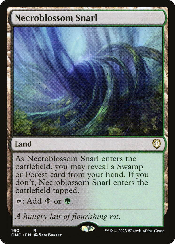 Image of Necroblossom Snarl (ONC-160) - Phyrexia: All Will Be One Commander