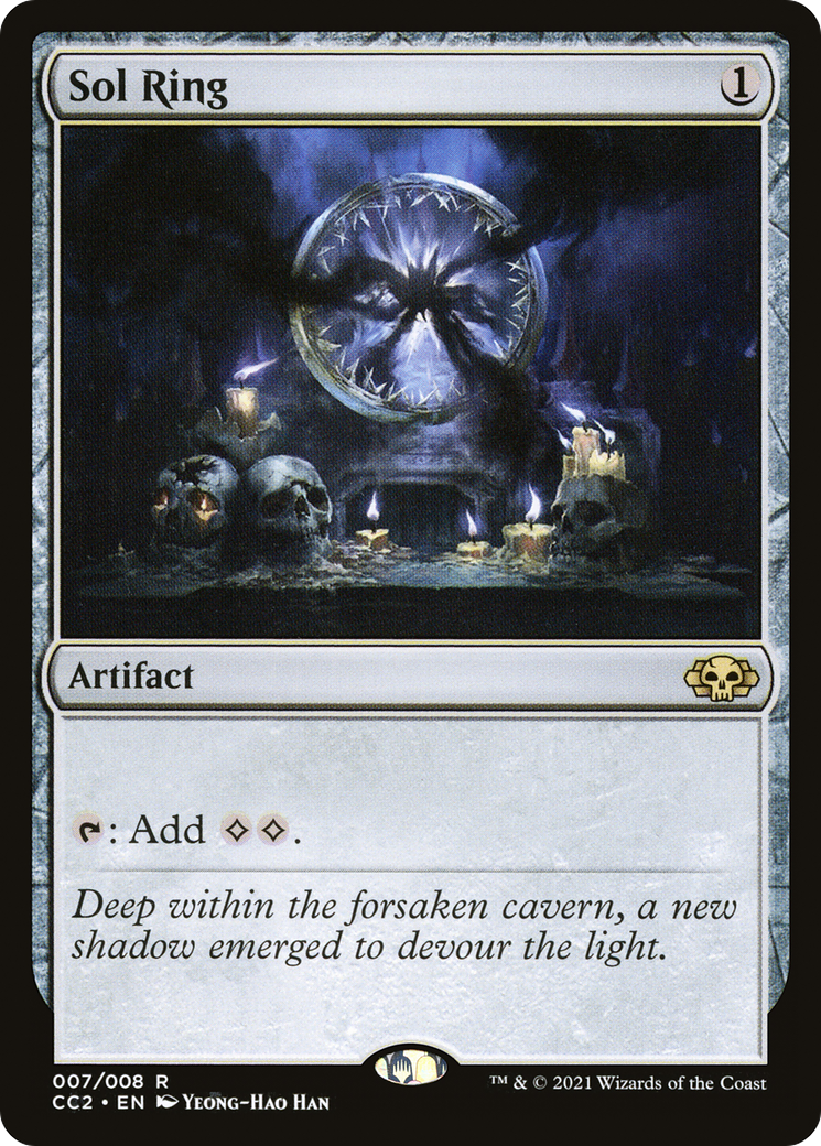 Image of Sol Ring (CC2-007) - Commander Collection: Black Foil