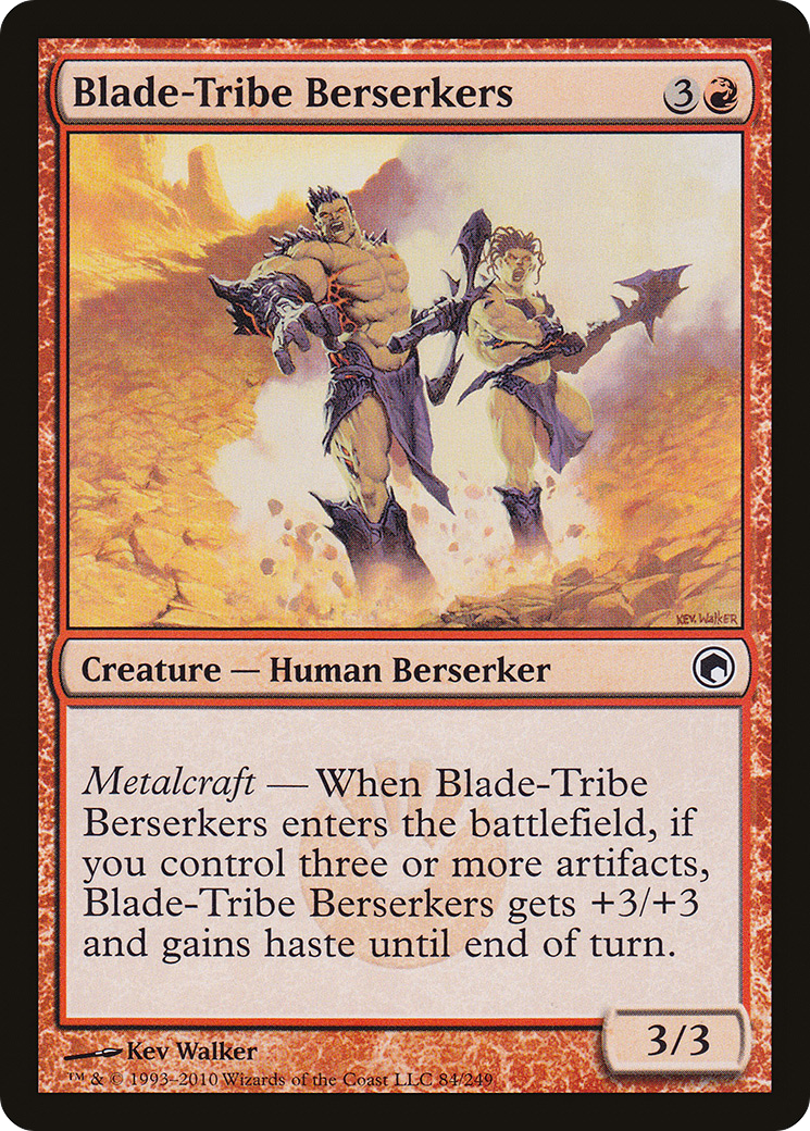 Image of Blade-Tribe Berserkers (SOM-084) - Scars of Mirrodin