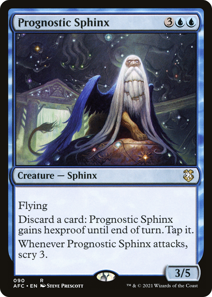 Image of Prognostic Sphinx (AFC-090) - Forgotten Realms Commander