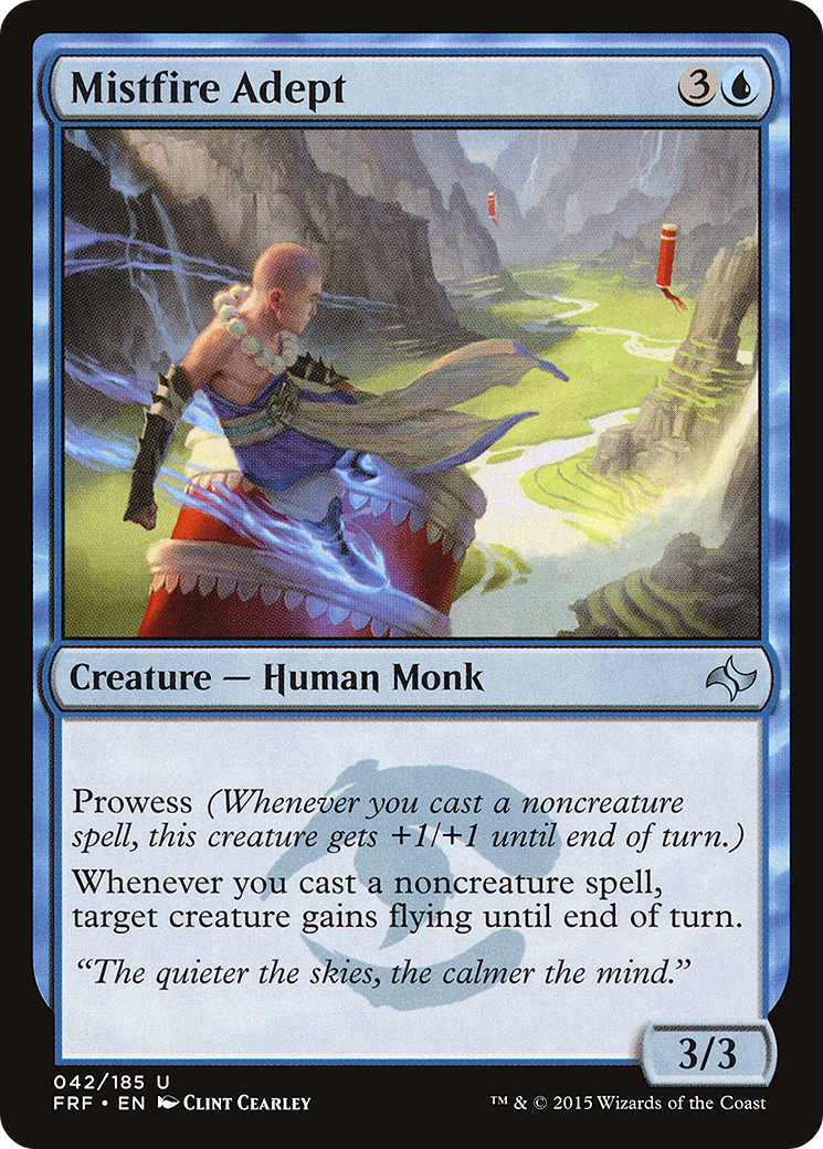 Image of Mistfire Adept (FRF-042) - Fate Reforged