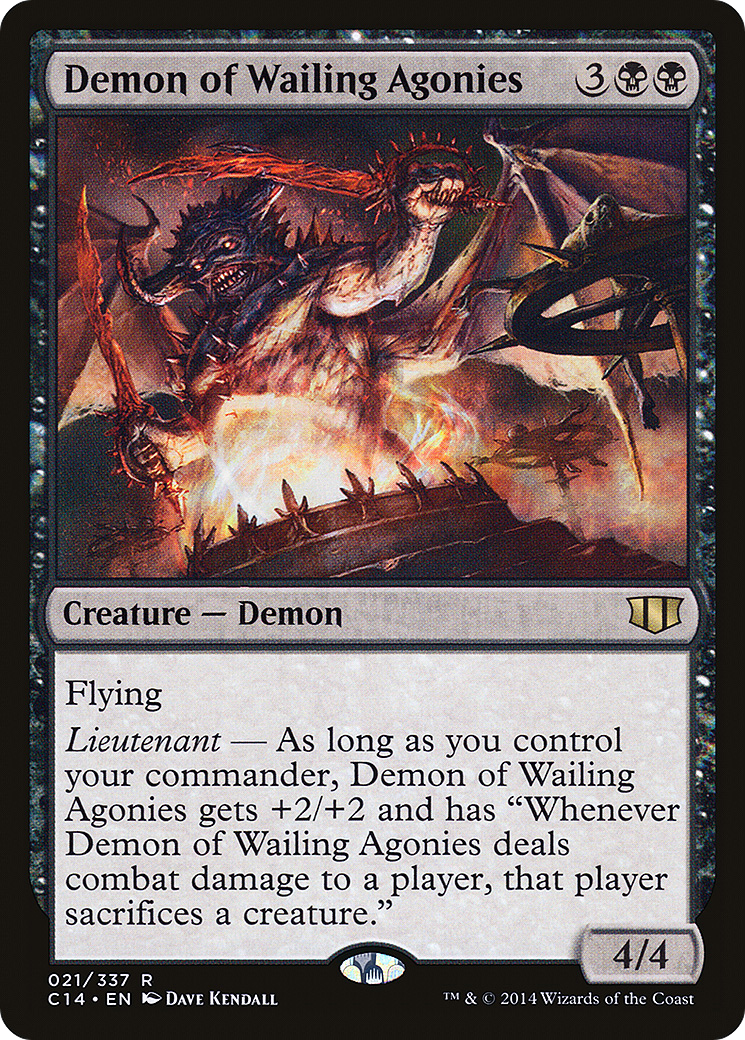 Image of Demon of Wailing Agonies (C14-021) - Commander 2014