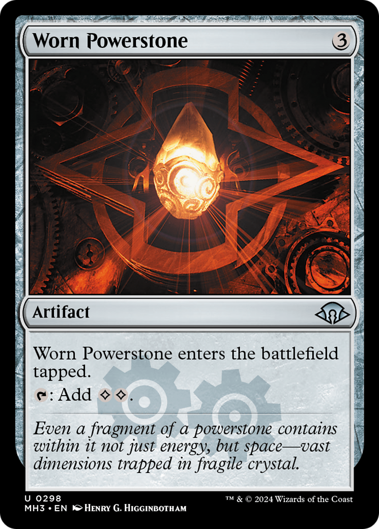 Image of Worn Powerstone (MH3-298) - Modern Horizons 3 Foil