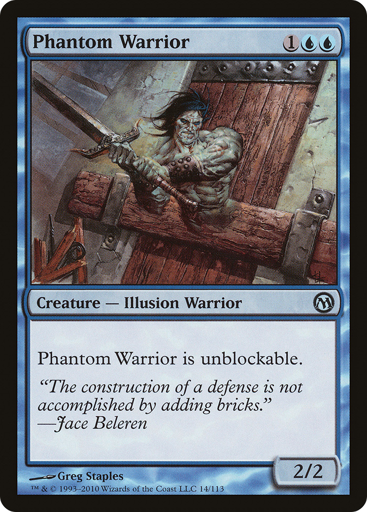 Image of Phantom Warrior (DPA-014) - Duels of the Planeswalkers