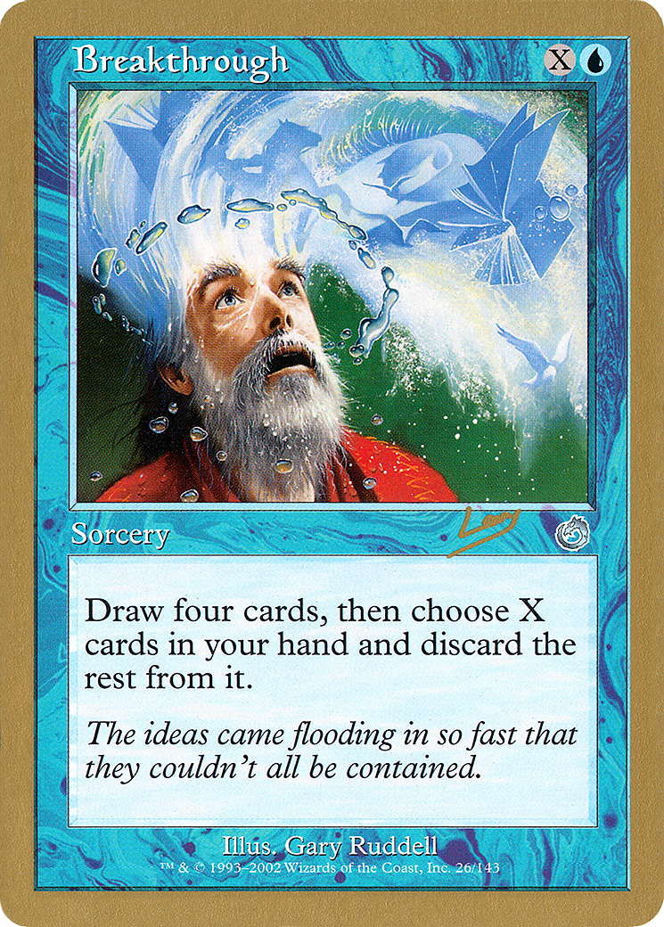 Image of Breakthrough - 2002 Raphael Levy (TOR) (WCD-) - World Championship Decks 2002