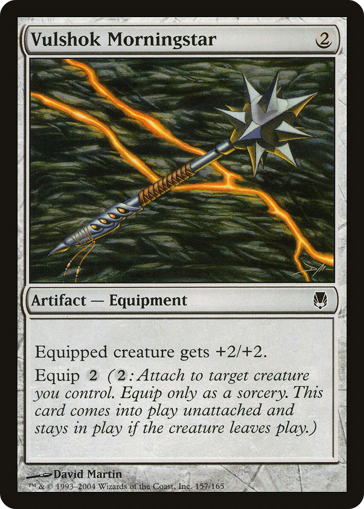 Image of Vulshok Morningstar (DST-157) - Darksteel Foil