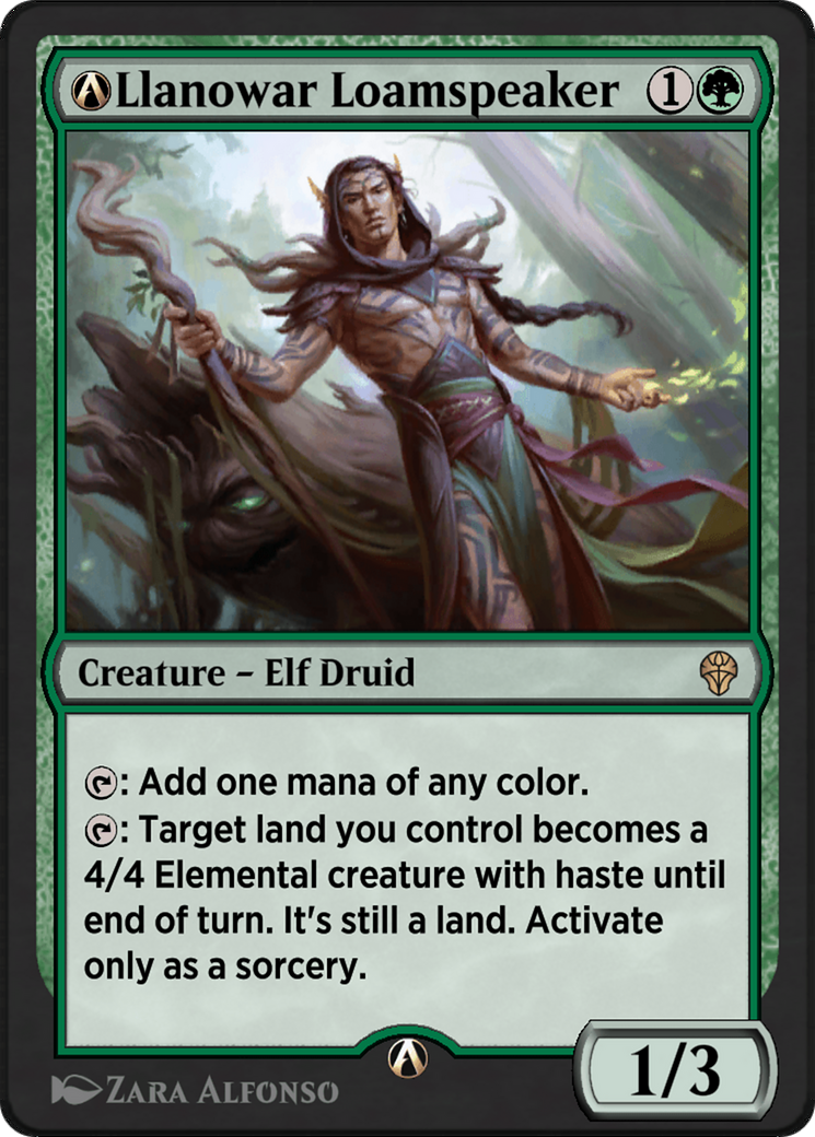 Image of A-Llanowar Loamspeaker (DMU-A-170) - Dominaria United