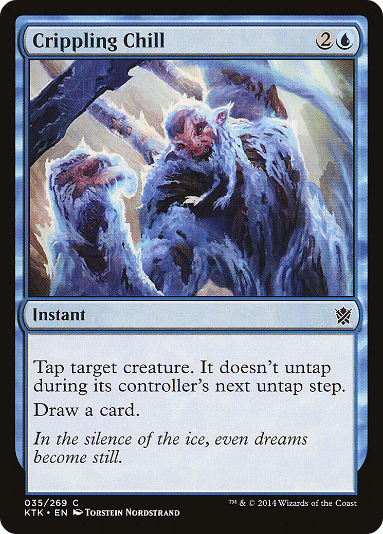 Image of Crippling Chill (KTK-035) - Khans of Tarkir Foil