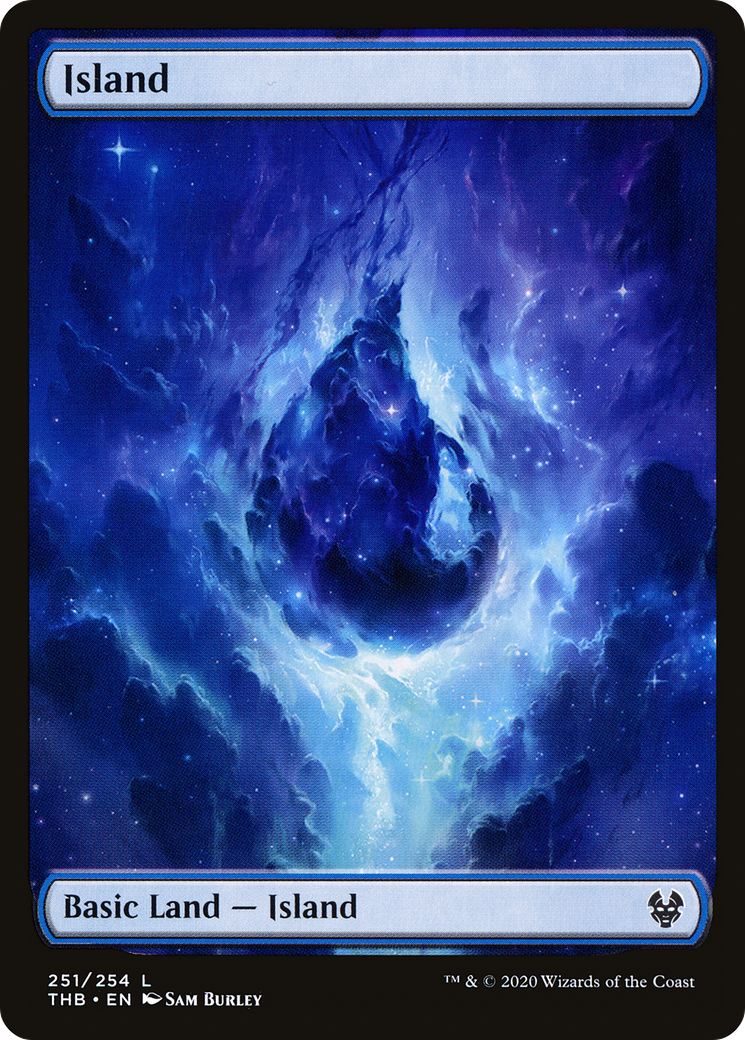 Image of Island (THB-251) - Theros Beyond Death Foil