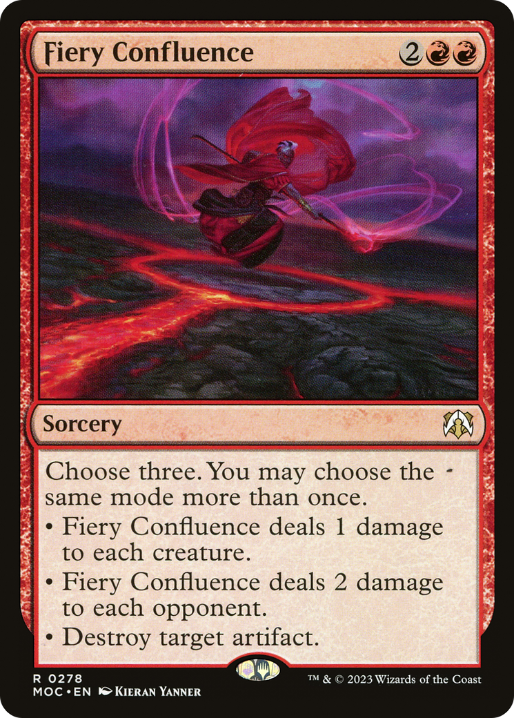 Image of Fiery Confluence (MOC-278) - March of the Machine Commander