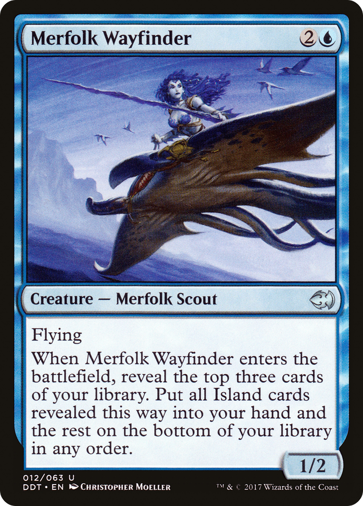 Image of Merfolk Wayfinder (DDT-012) - Duel Decks: Merfolk vs. Goblins