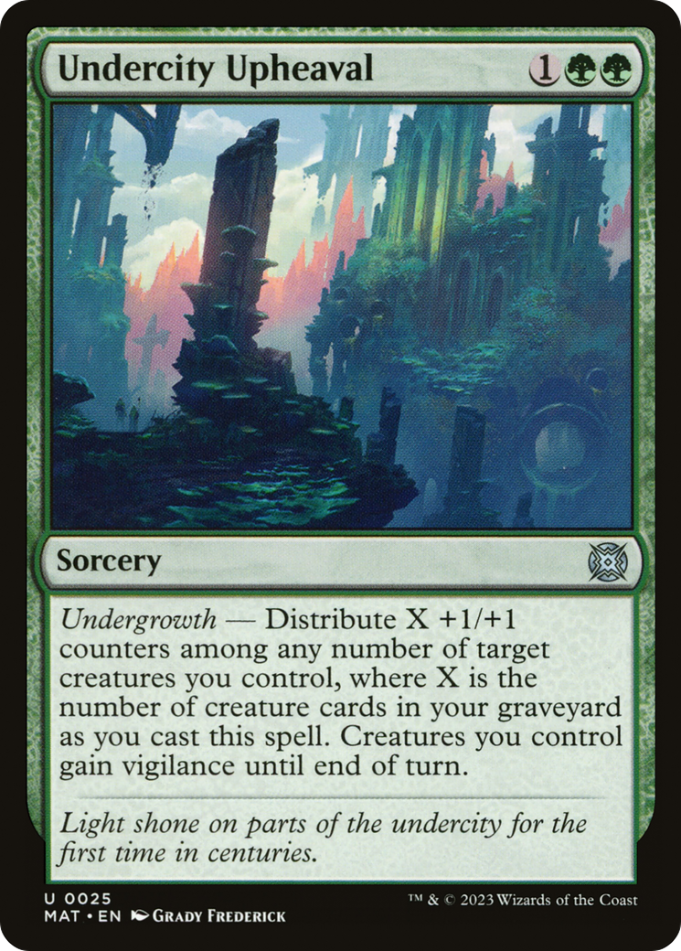 Image of Undercity Upheaval (MAT-025) - March of the Machine: The Aftermath Foil