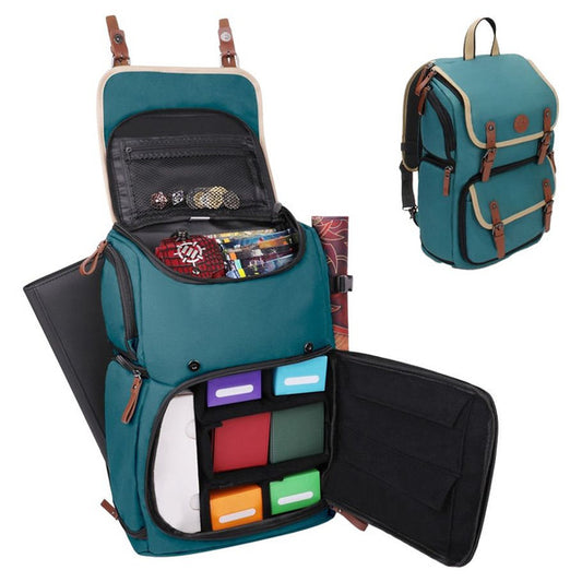 Enhance: Designer Edition Trading Card Storage Backpack Green