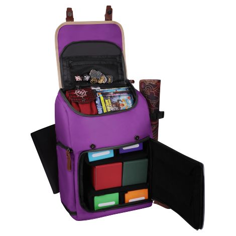 Image of Enhance: Designer Edition Trading Card Storage Backpack Purple