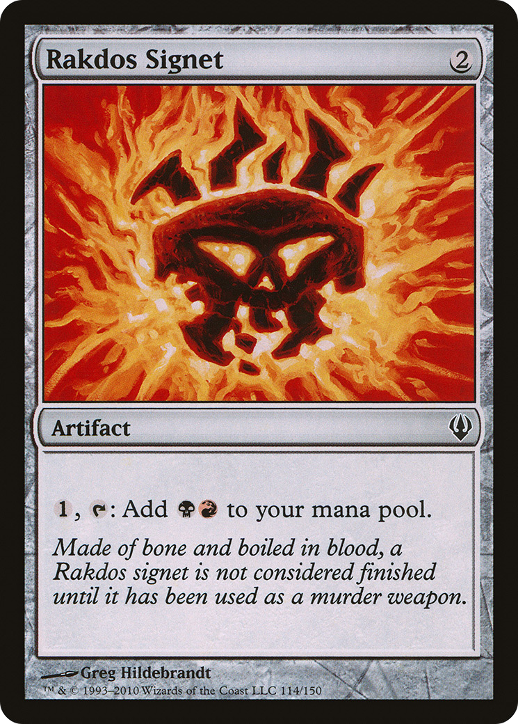 Image of Rakdos Signet (ARC-114) - Archenemy