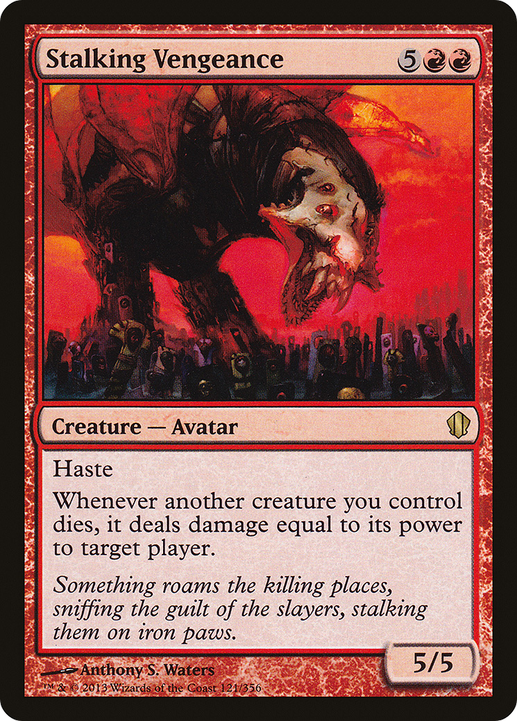 Image of Stalking Vengeance (C13-121) - Commander 2013