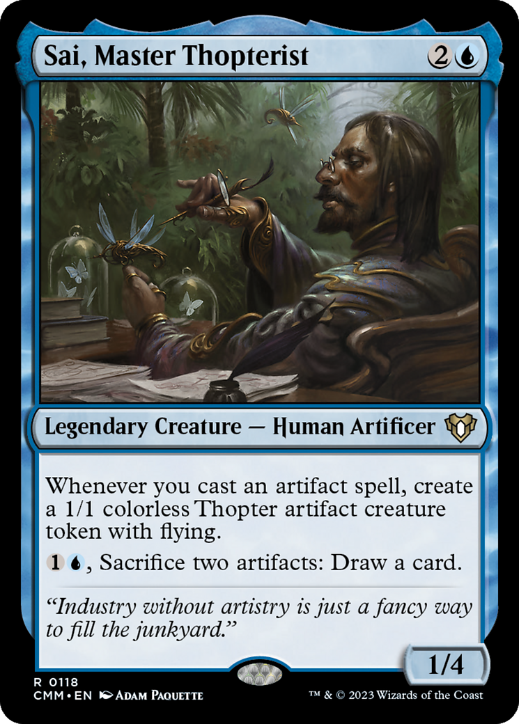 Image of Sai, Master Thopterist (CMM-118) - Commander Masters