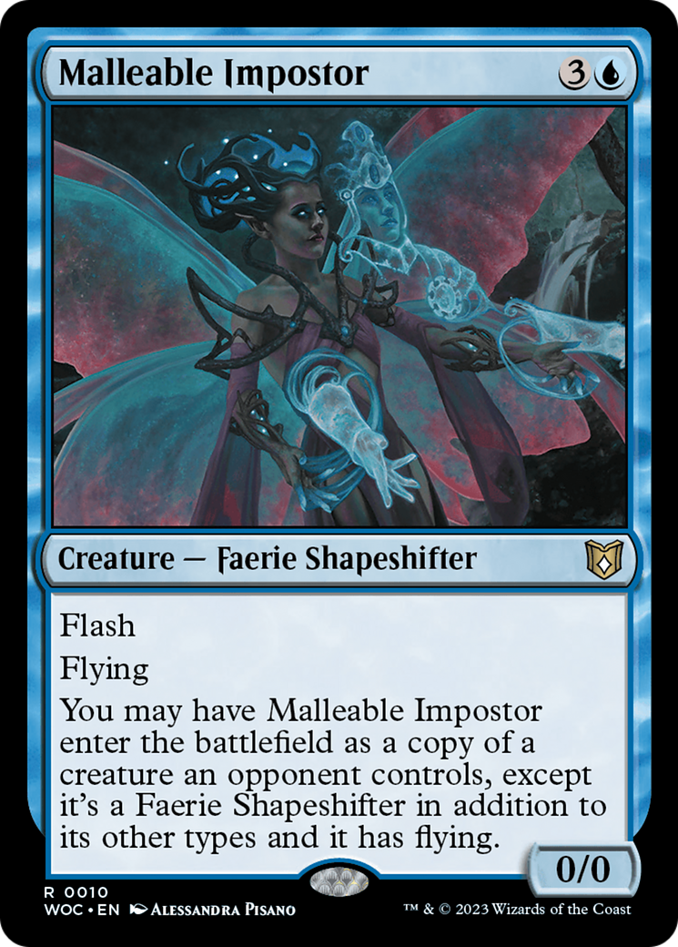 Image of Malleable Impostor (WOC-010) - Wilds of Eldraine Commander