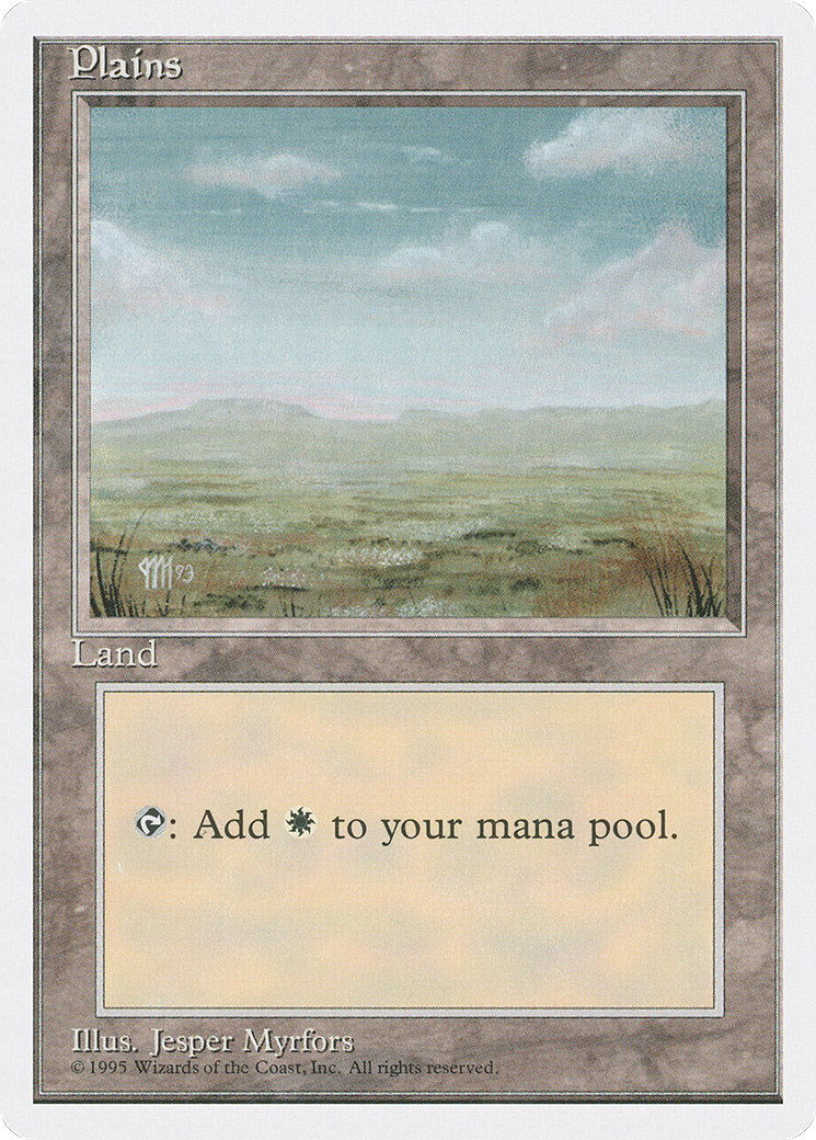 Image of Plains (C) (4ED-186) - Fourth Edition