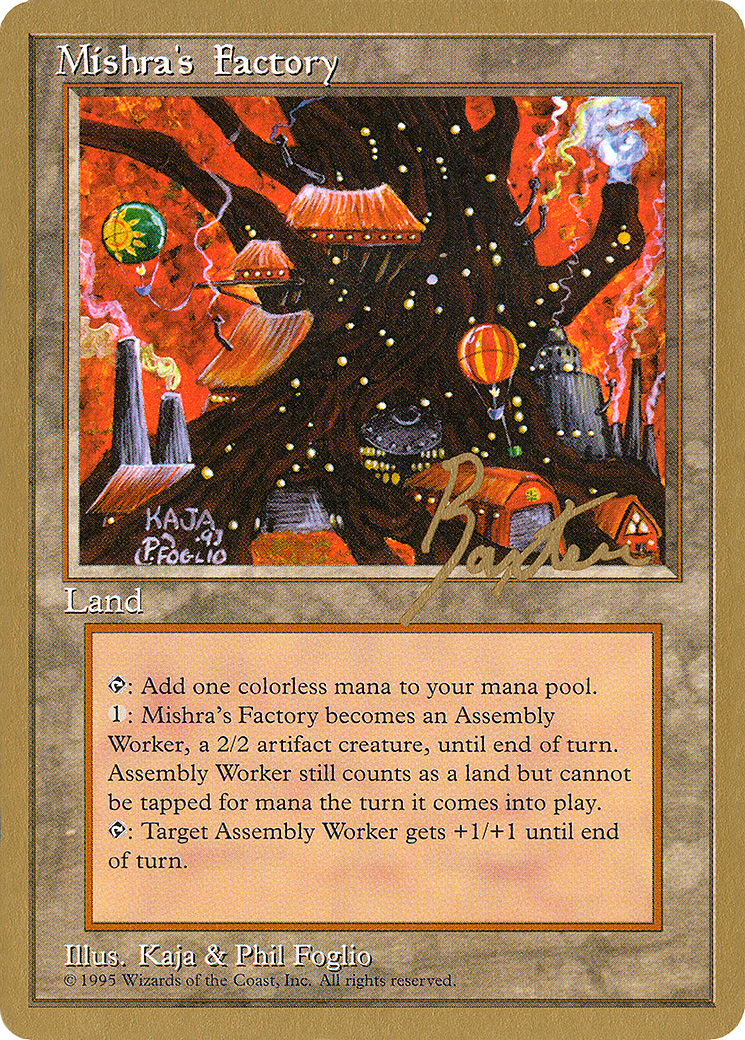 Image of Mishra's Factory - 1996 George Baxter (4ED) (WCD-) - Pro Tour Collector Set