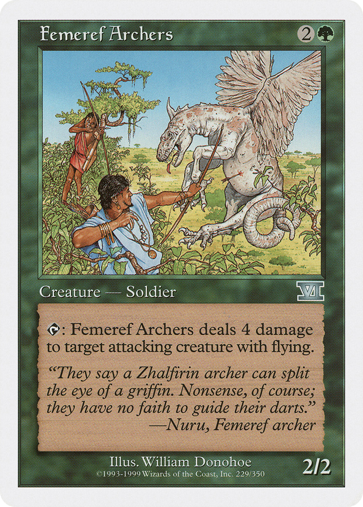 Image of Femeref Archers (6ED-229) - Classic Sixth Edition
