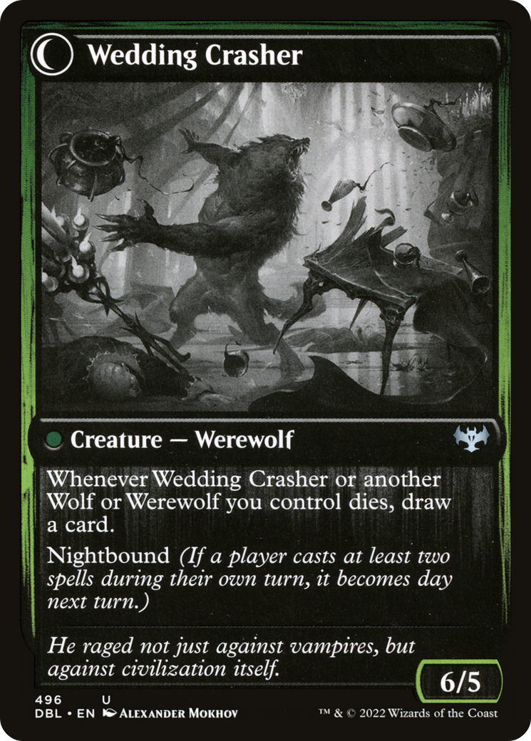 Image of Wolfkin Outcast (DBL-496) - Innistrad: Double Feature: (Double Faced Transform)