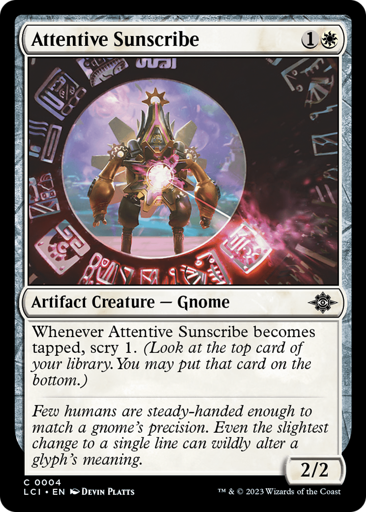 Image of Attentive Sunscribe (LCI-004) - The Lost Caverns of Ixalan