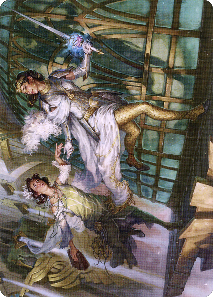 Image of Daring Escape // Daring Escape (ASNC-018) - New Capenna Art Series (Borderless) Foil