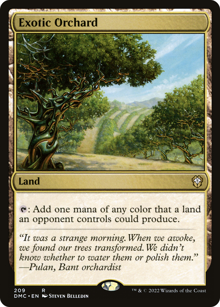 Image of Exotic Orchard (DMC-209) - Dominaria United Commander