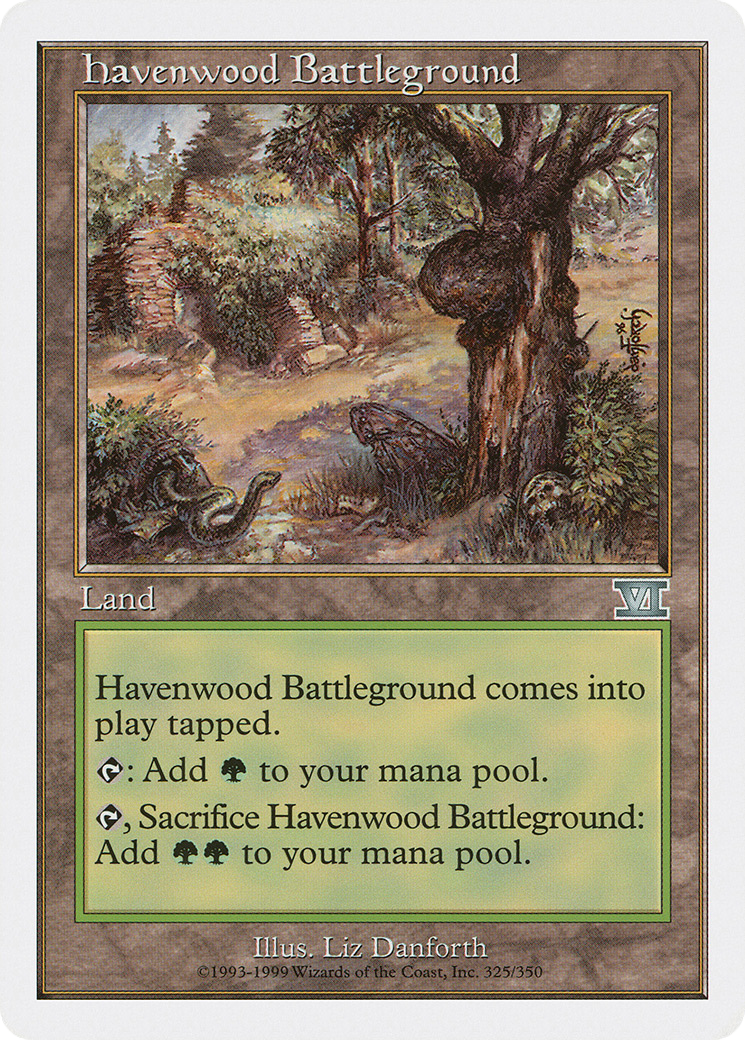 Image of Havenwood Battleground (6ED-325) - Classic Sixth Edition