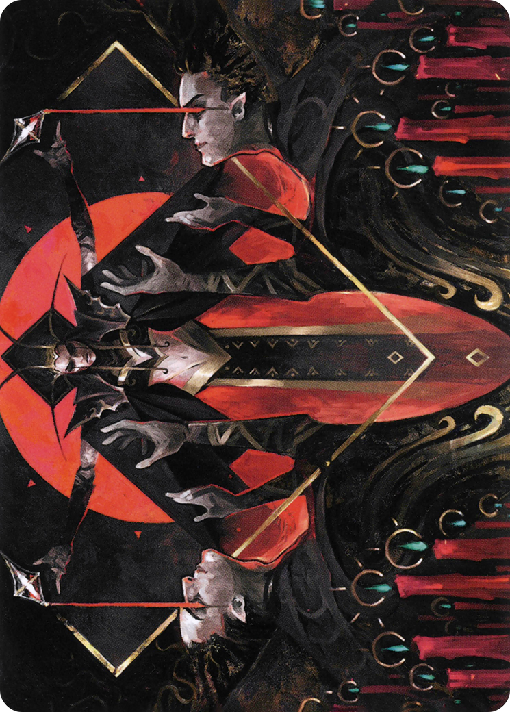 Image of Gift of Fangs // Gift of Fangs (AVOW-034) - Crimson Vow Art Series (Borderless) Foil