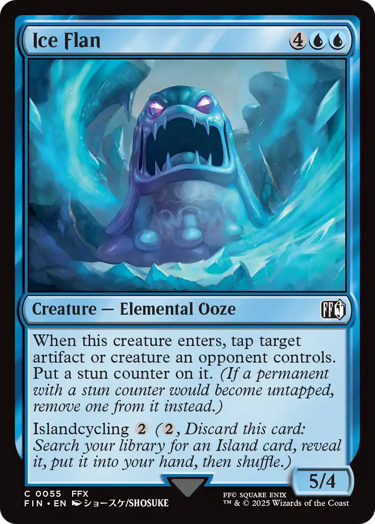 Image of Ice Flan (FIN-055) - FINAL FANTASY Foil