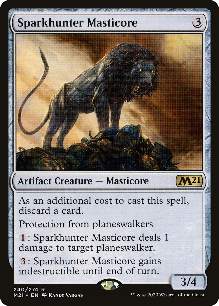 Image of Sparkhunter Masticore (M21-240) - Core Set 2021