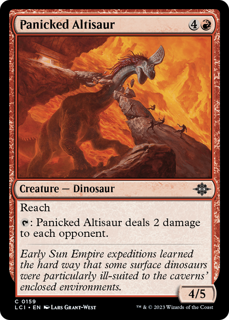 Image of Panicked Altisaur (LCI-159) - The Lost Caverns of Ixalan