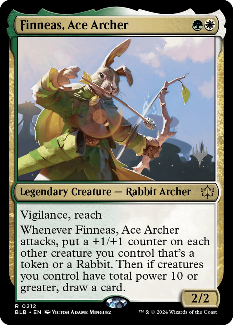 Image of Finneas, Ace Archer (PPBLB-212) - Bloomburrow Promos