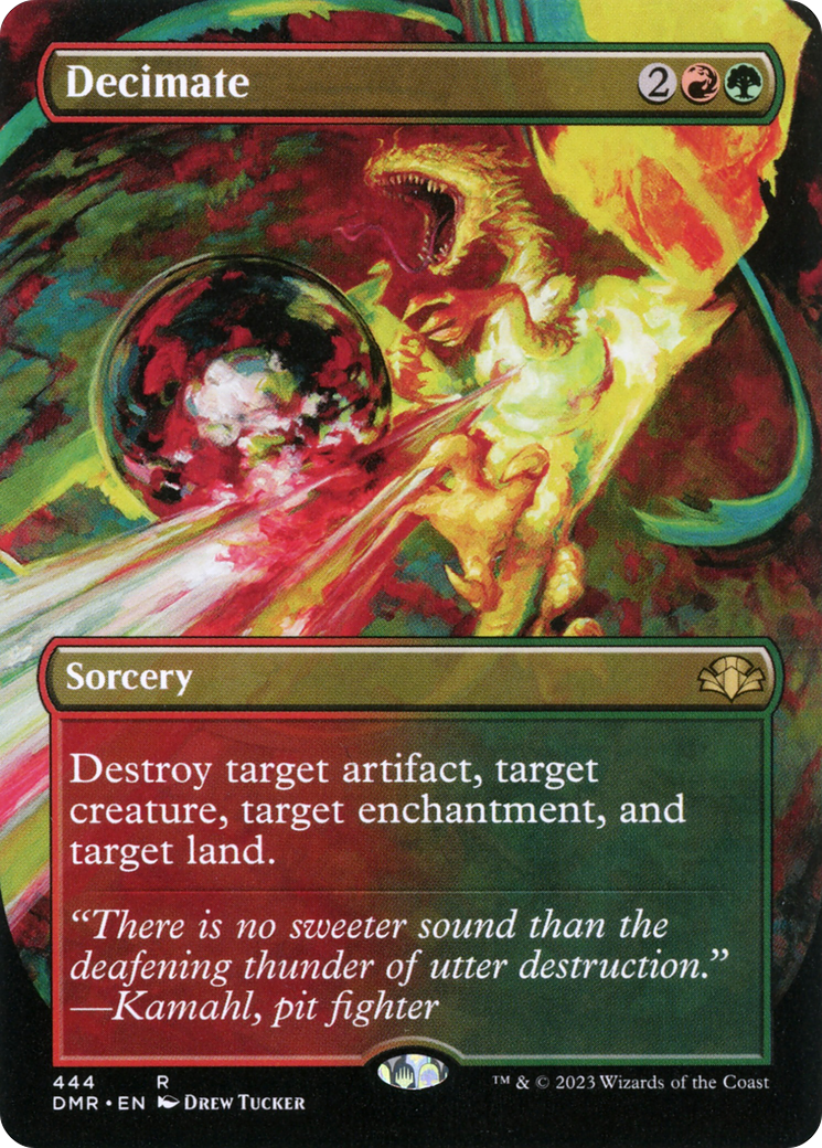 Image of Decimate (Borderless) (DMR-444) - Dominaria Remastered (Borderless)