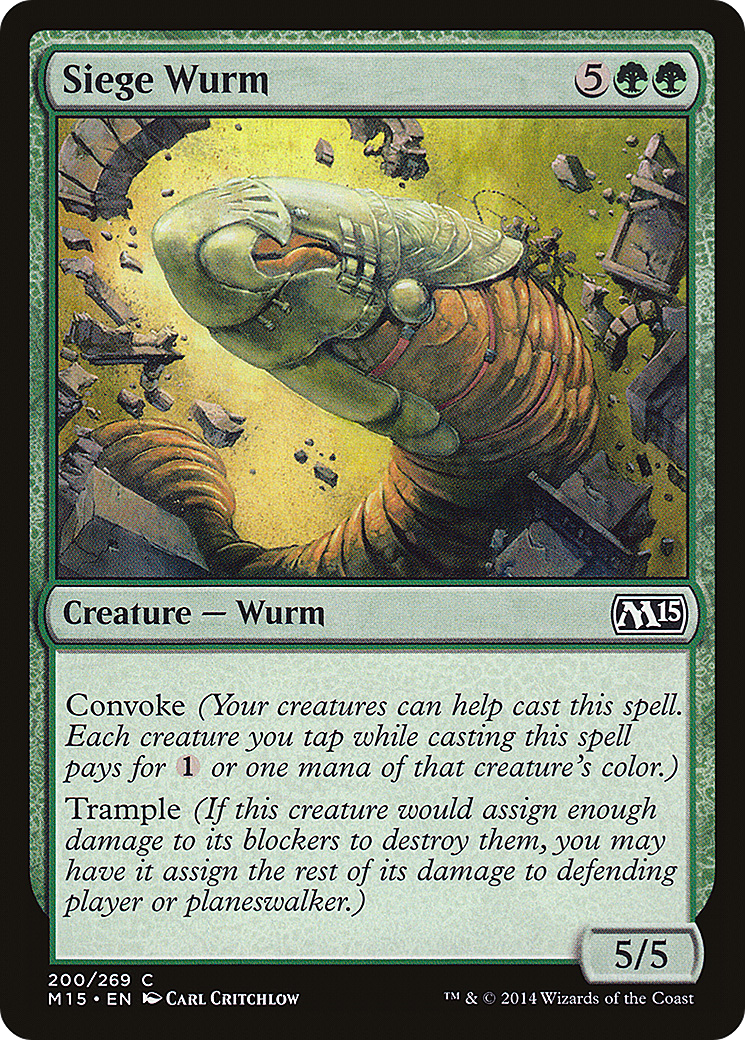 Image of Siege Wurm (M15-200) - Magic 2015