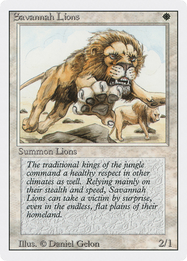 Image of Savannah Lions (3ED-) - Revised Edition