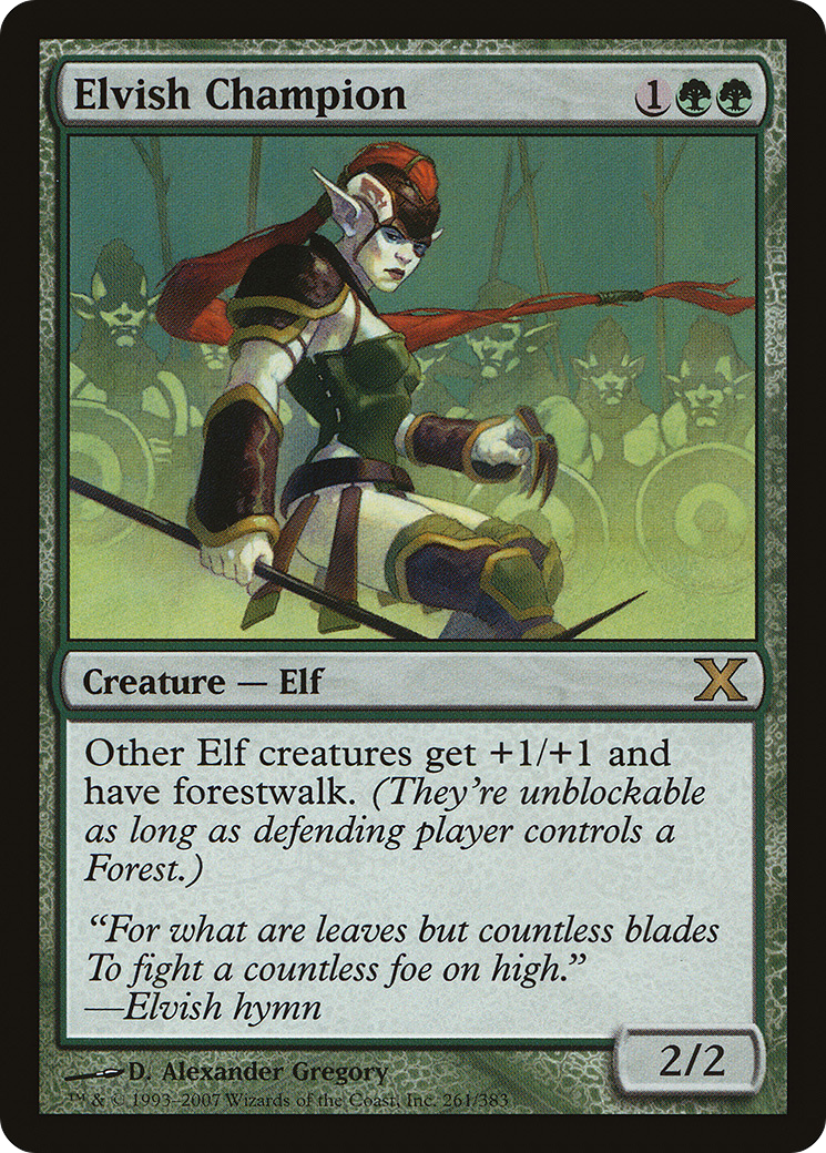 Image of Elvish Champion (10E-261) - Tenth Edition