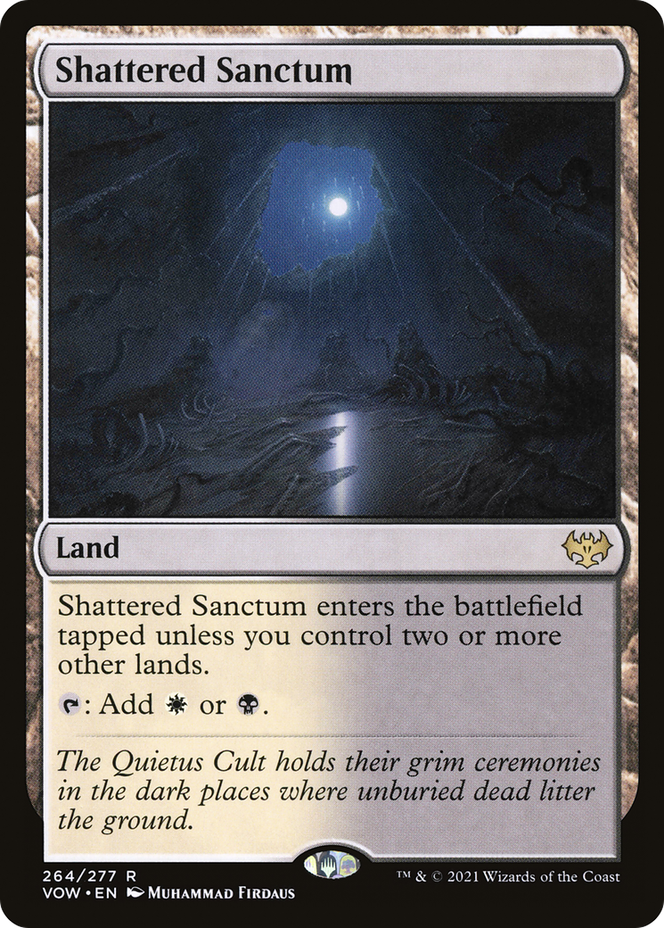Image of Shattered Sanctum (VOW-264) - Innistrad: Crimson Vow Foil