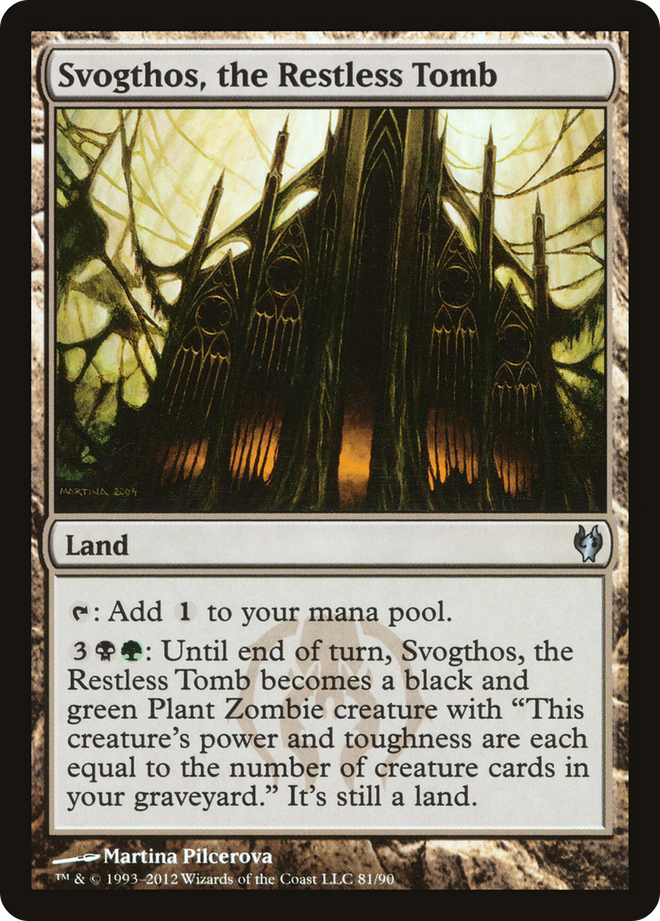 Image of Svogthos, the Restless Tomb (DDJ-081) - Duel Decks: Izzet vs. Golgari