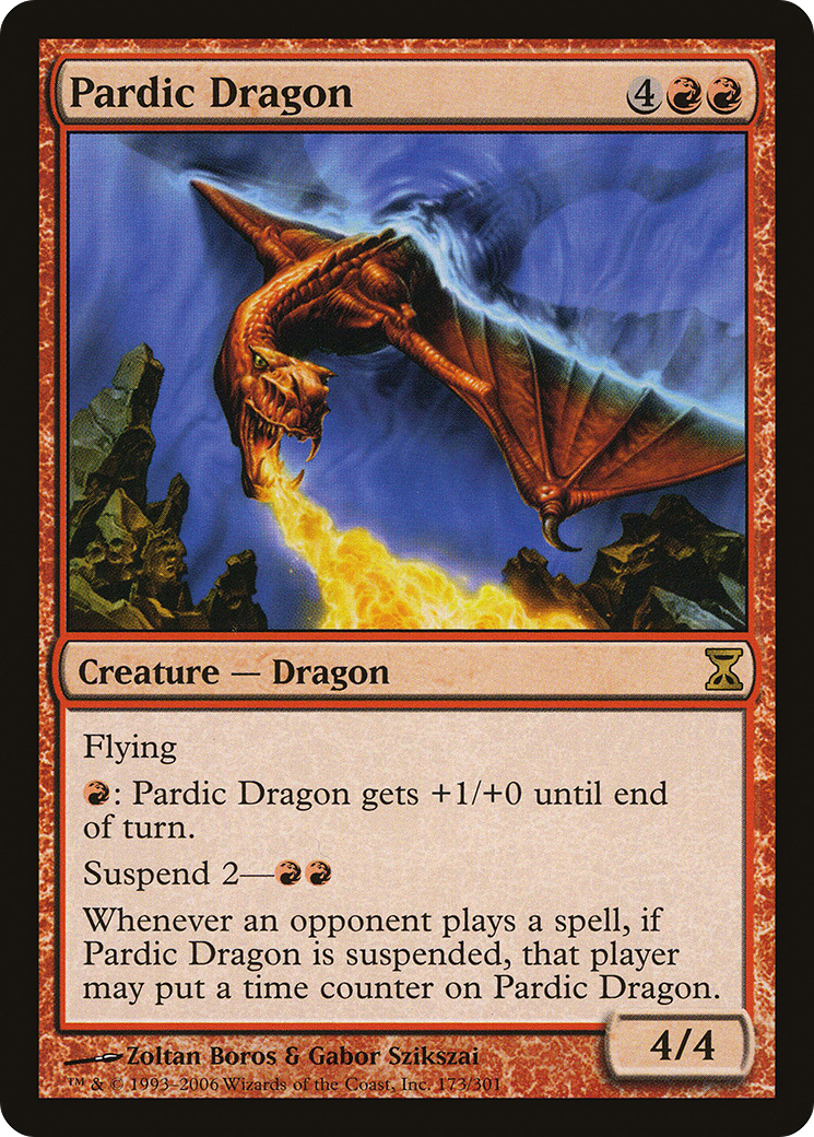 Image of Pardic Dragon (TSP-173) - Time Spiral Foil