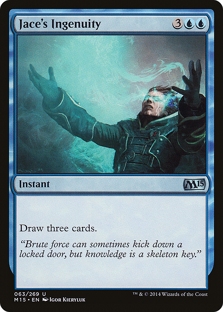 Image of Jace's Ingenuity (M15-063) - Magic 2015 Foil
